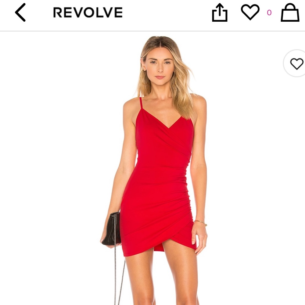 Revolve Wrap Mini Dress